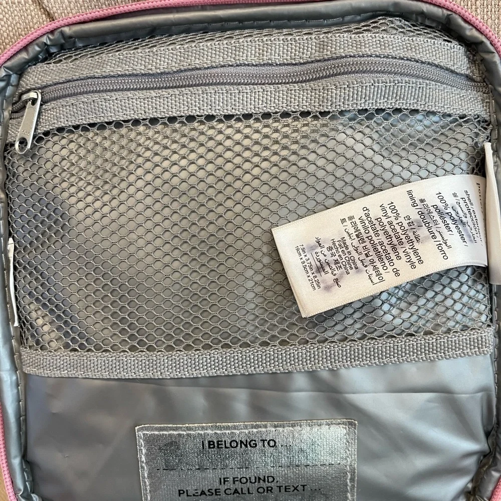 Mackenzie Pink Hearts Glitter Lunch Box